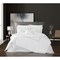 Chic Home Ilani 4 Piece Cotton Comforter Set Solid White With Dual Stripe Embroidered Border Hotel Collection Bedding